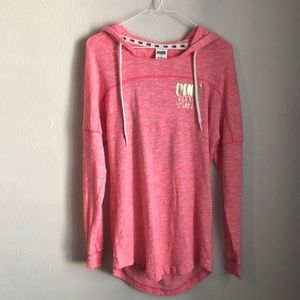 PINK Victoria’s Secret Hood Draped Back Top